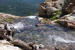 Crystal clear water heading over a big drop [thu jul 2 12:08:14 mdt 2015]